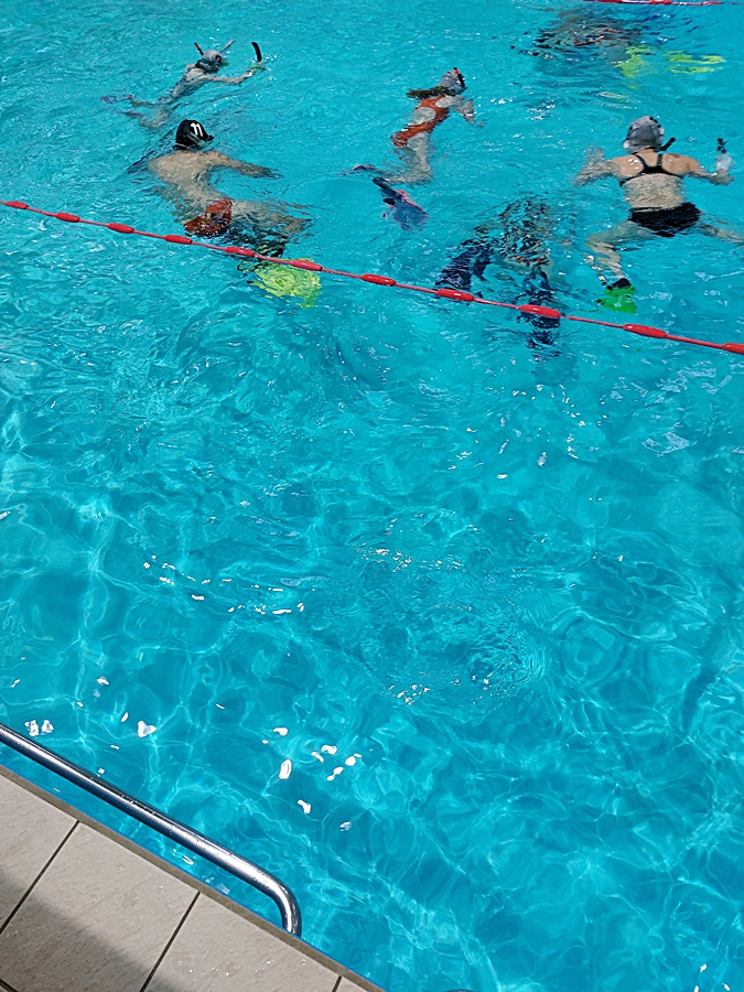 Hokej pod wodą Walenie Siemianowice Śląskie Trening 16 XII 2023